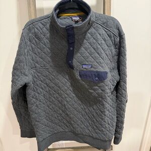 Patagonia Men’s Organic Cotton Quilt Snap-T Pullover Size large